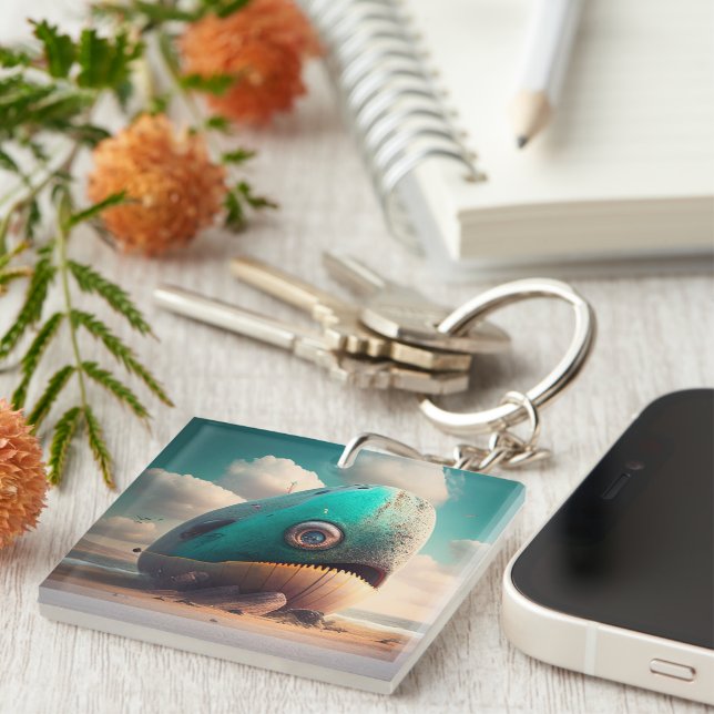 Llavero Strange Whale (Frente Derecha)