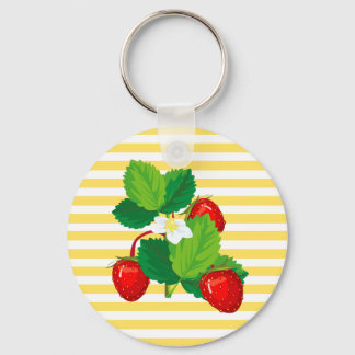 Llavero Strawberries Keychain