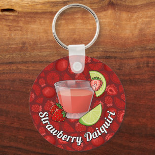 Llavero Strawberry Daiquiri Keychain