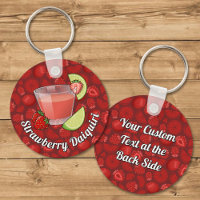 Strawberry Daiquiri Keychain
