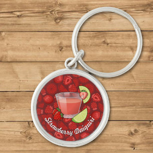 Llavero Strawberry Daiquiri Keychain