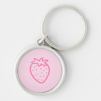 Llavero Strawberry light pink