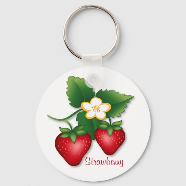 Llavero Strawberry Love Forever Keychain (Anverso)