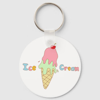 Llavero Strawberry Mint Ice Cream Cone