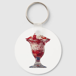 Llavero Strawberry Sundae