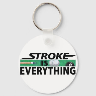 Llavero Stroke is Everything 8 Ball
