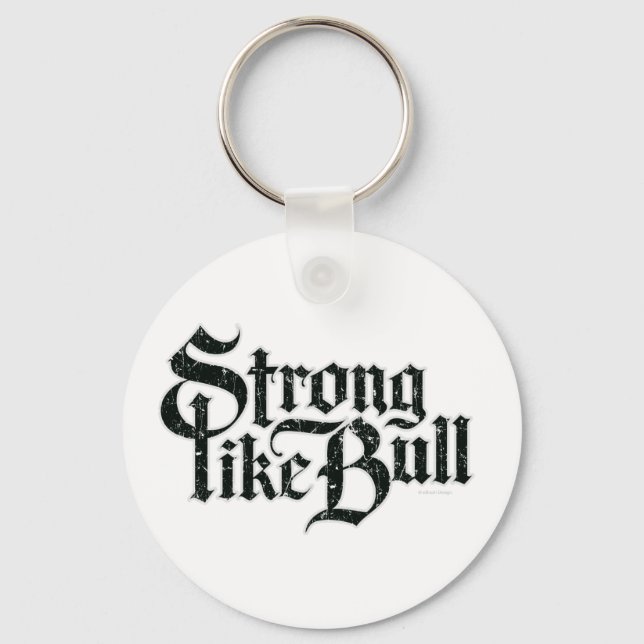 Llavero Strong Like Bull Keychain (Anverso)