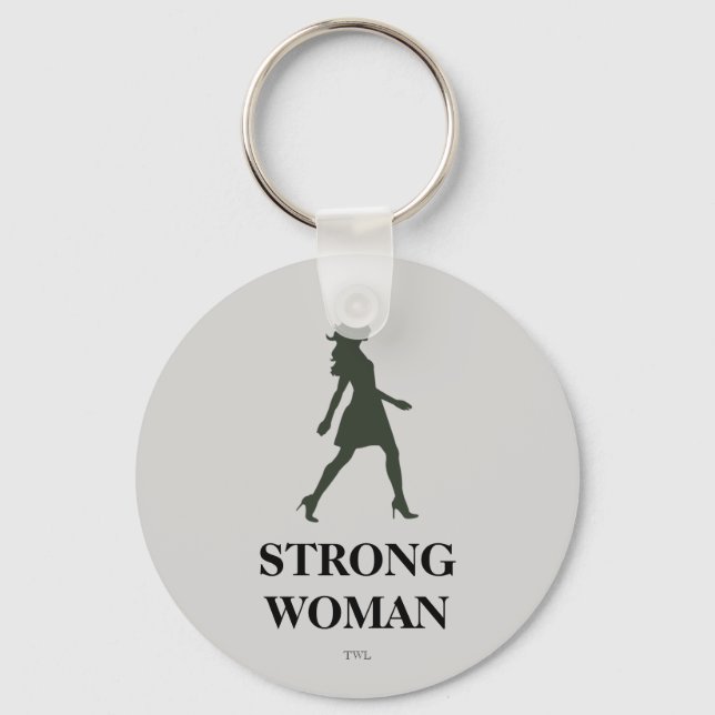 Llavero Strong Woman Keychain (Anverso)