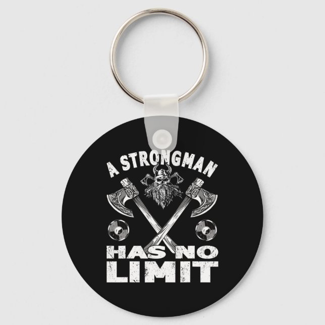 Llavero Strongman No Tiene Poder Límite De Entrenamiento D (Anverso)