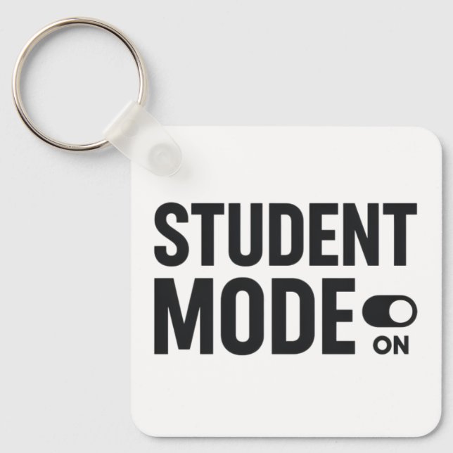 Llavero Student Mode On – Funny Study Motivation (Anverso)