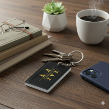 Stylish Personalized Initials Name Acrylic