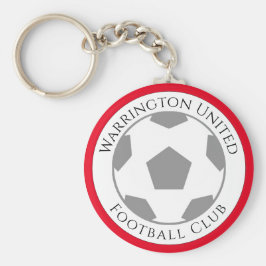 Llavero Su cadena de nombres de club de fútbol