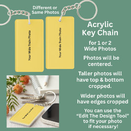 Llavero Su foto de 1 o 2 trenes anchos