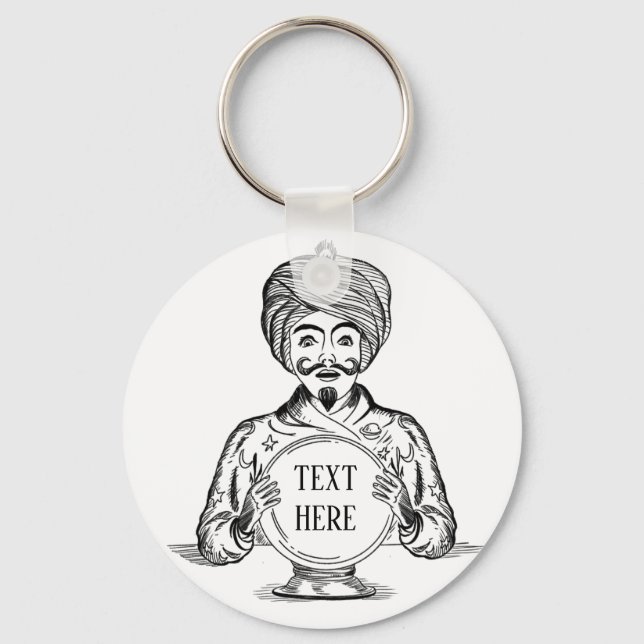 Llavero Su futuro "texto Personalizar" (Anverso)