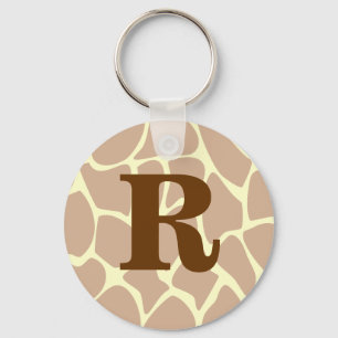 Llavero Su letra. Diseño de encargo del estampado de