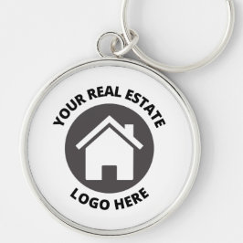 Llavero Su logotipo inmobiliario aquí
