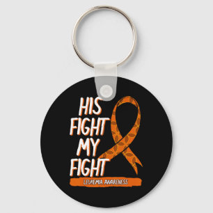 Llavero Su lucha contra mi lucha contra la leucemia Naranj