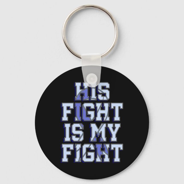 Llavero Su Lucha Es Mi Guerra De Concienciación Sobre El H (Anverso)