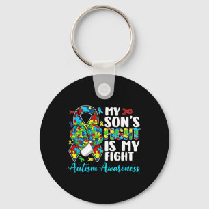 Llavero Su lucha es mi lucha: Conciencia y apoyo al autism