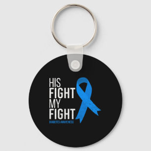 Llavero Su lucha es mi lucha contra la diabetes tipo T1D