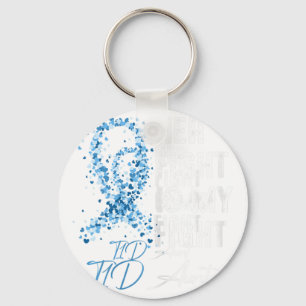 Llavero Su Lucha Es Mi Lucha Contra La Tía T1D De La Diabe
