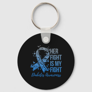 Llavero Su lucha es mi lucha Guerrero Tipo 1 o 2 Diabetes