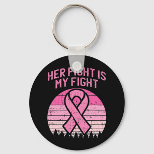 Llavero Su lucha es mi lucha marido conciencia del cáncer 