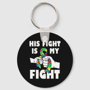 Llavero Su Lucha Es Mi Lucha Por El Autismo Inspirador