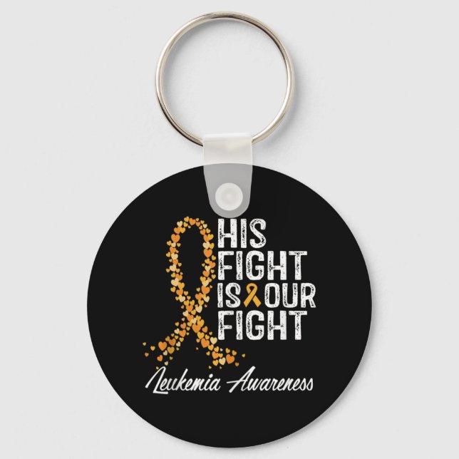 Llavero Su Lucha Es Nuestra Conciencia De La Leucemia. (Anverso)