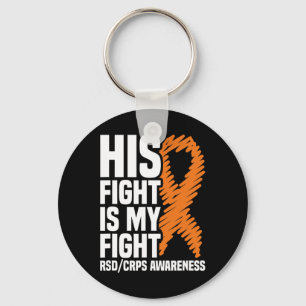 Llavero Su Lucha Mi Lucha Naranja Ribbon Rsdcrps Concienci