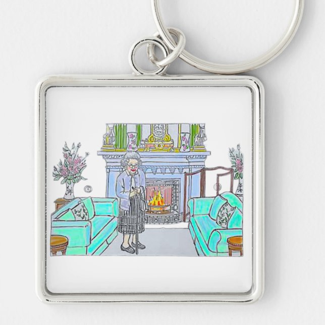 Llavero Su Majestad la Reina Isabel II (Frente)