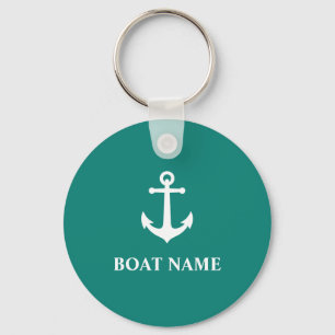 Llavero Su Nombre De Barco Anclaje Náutico Vintage