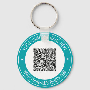 Llavero Su nombre de código QR Sitio Web Promoción de cade