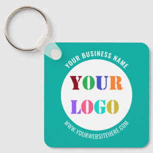 Llavero Su nombre de logotipo Sitio Web Colores Keychain P