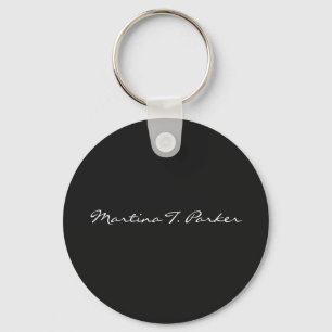 Llavero Su nombre Elegant Script Persona Única Feminine