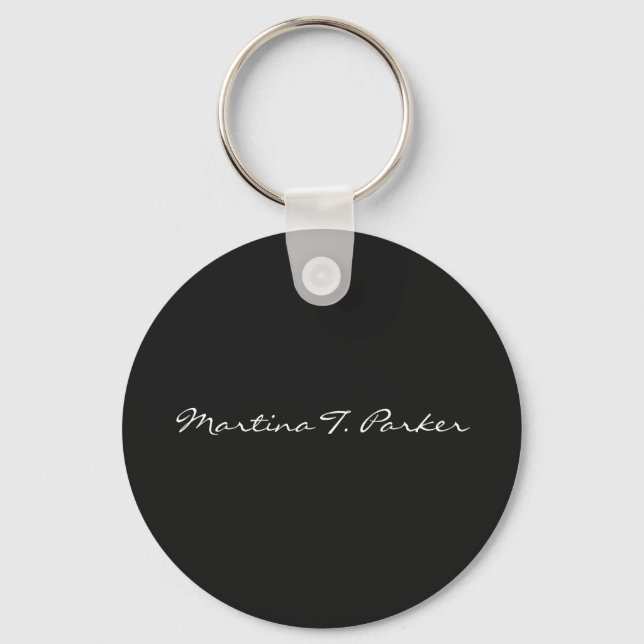 Llavero Su nombre Elegant Script Persona Única Feminine (Anverso)