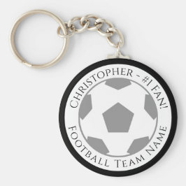 Llavero Su nombre más la clave Football Team Name