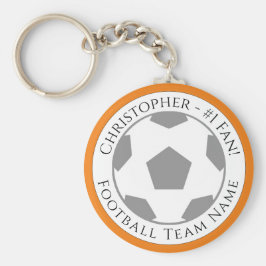 Llavero Su nombre más la clave Football Team Name