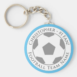 Llavero Su nombre más nombre del equipo de fútbol
