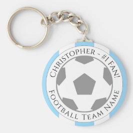 Llavero Su nombre más nombre del equipo de fútbol
