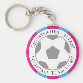 Llavero Su nombre más nombre del equipo de fútbol