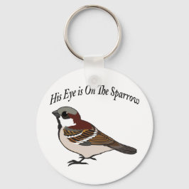 Llavero Su ojo está en el Sparrow