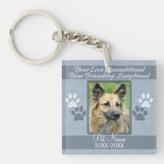 Llavero Su personalizado incondicional de la condolencia
