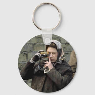 Llavero ¡Su Reina Elizabeth, Sonríe!