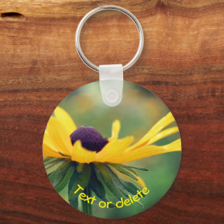 Llavero Suave Susan Flower Personalizada con ojos negros