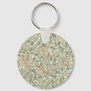 Llavero Suave Verde Vintage William Morris Madreselva