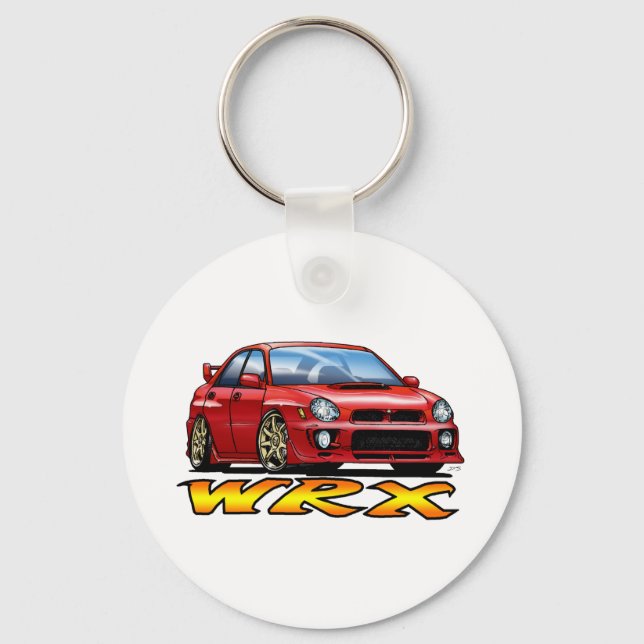 Llavero Subaru WRX_red (Anverso)