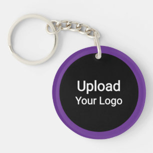 Llavero Subida de logotipo personalizado Negocio persona