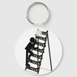 Llavero Subiendo la escalera del éxito