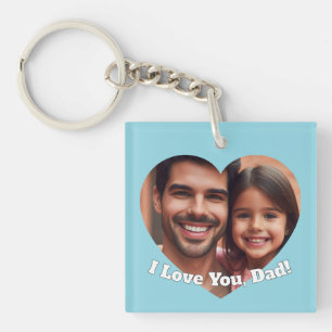 Llavero Subir foto de corazón de Personalizado Añadir nomb